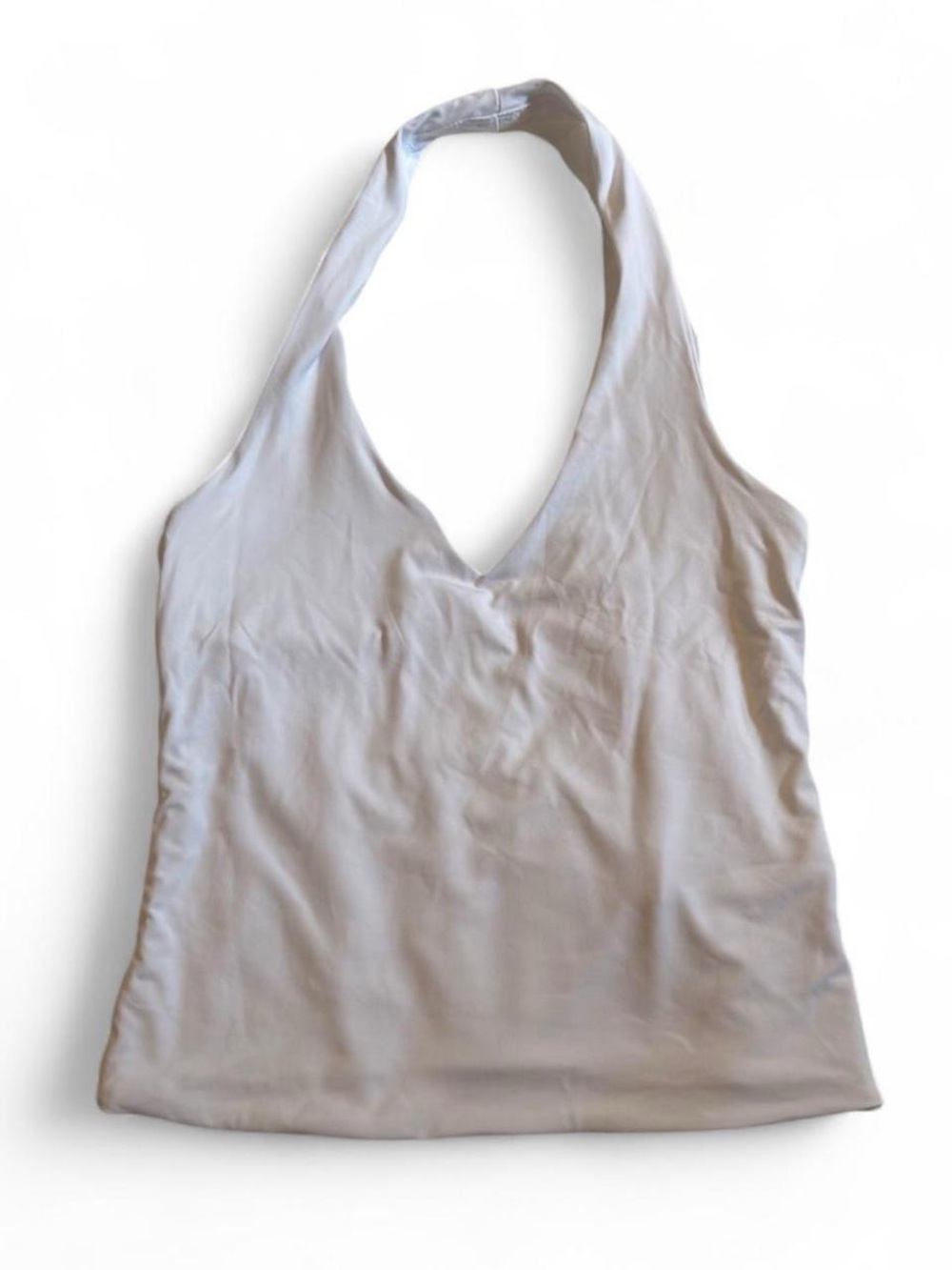 White halter top
